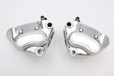 (image for) Chrome Front 4 Piston Caliper Set