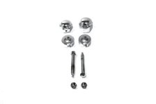 (image for) Chrome Rear Axle Adjuster and Nut Kit