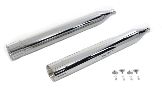 (image for) Muffler Set with Chrome Ball Milled End Tips