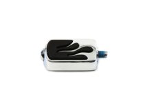 (image for) Shifter Footpeg Chrome Flame Style
