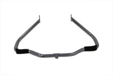 Chrome Front Engine Bar with Footpeg Pads (image for) Chrome Front Engine Bar with Footpeg Pads
