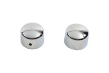 (image for) Chrome Front Axle Nut Cap Set