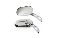 (image for) Oblong Mirror Set Chrome Billet