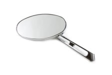 (image for) Flat Oval Girder Mirror with Billet Stem