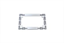 (image for) License Plate Frame Chain Style Chrome