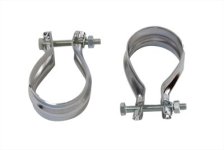 (image for) Muffler End Clamp Set Stainless