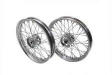 (image for) 18" Rear Wheel with Chrome Hub, Rim, Chrome Spokes