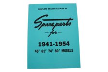 (image for) Spare Parts Book for 1941-1954 Side Valve Models