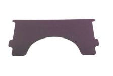 Replacement Round Windshield Window Black (image for) Replacement Round Windshield Window Black