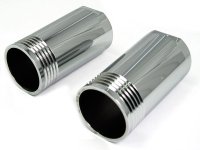 (image for) Chrome Fork Slider Cover Set Tapered Style