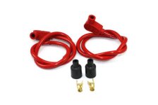 Universal Red 8mm Pro Spark Plug Kit (image for) Universal Red 8mm Pro Spark Plug Kit