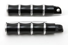 (image for) Black Tribal Style Footpeg Set