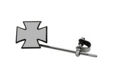 (image for) Maltese Mirror with Round Clamp On Stem