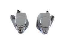 (image for) Chrome Front 1 Piston Caliper Set with Brake Pads