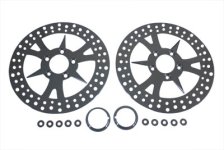 (image for) 11-1/2" Front and Rear Brake Disc Set Spike Style