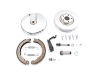 (image for) Front Brake Backing Plate Kit Right Side Chrome