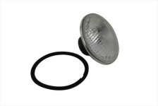 (image for) 5-3/4" Round Headlamp Unit with H-4 bulb