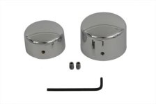 (image for) Chrome Rear Axle Nut Cover Set