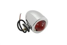 (image for) Chrome Bullet Marker Lamp Red 3 Wire Type