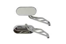 (image for) MOD Custom Mirror Set with Billet Stems, Chrome