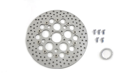 Front 13" Brake Disc with Drilled Holes
