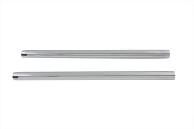 Chrome 33.4mm Fork Tube Set 24-3/4 Total Length