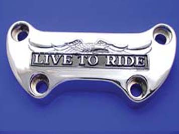 Live to Ride Riser Top Clamp Chrome