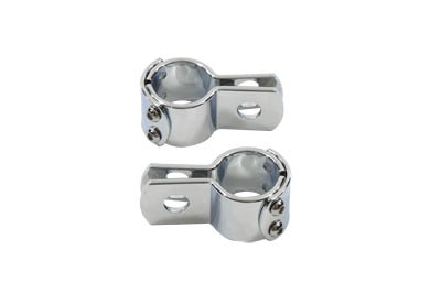 Chrome Footpeg Mount Clamps