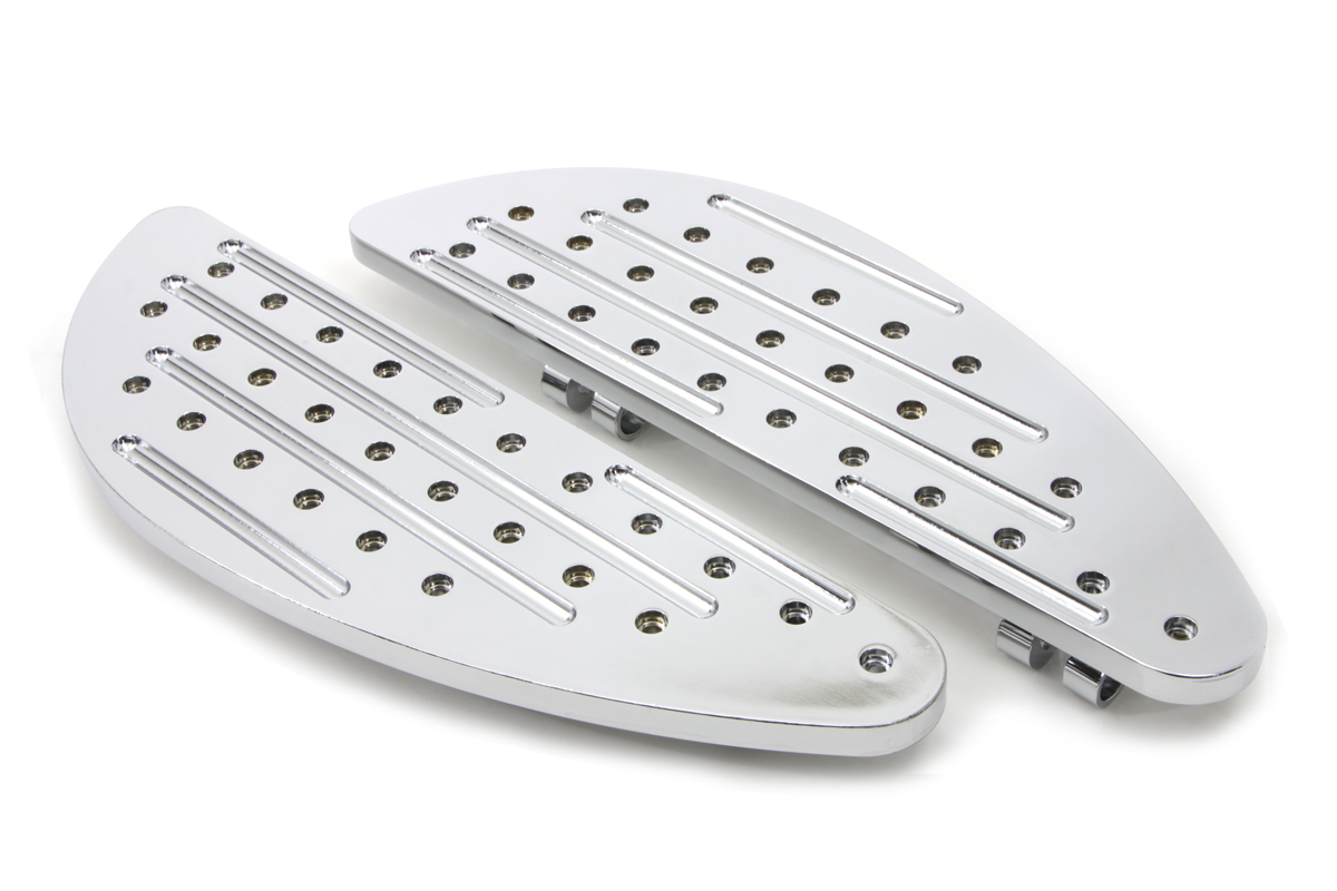 Driver Chrome Perforated Footboard Set