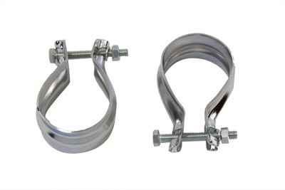 Muffler End Clamp Set Stainless