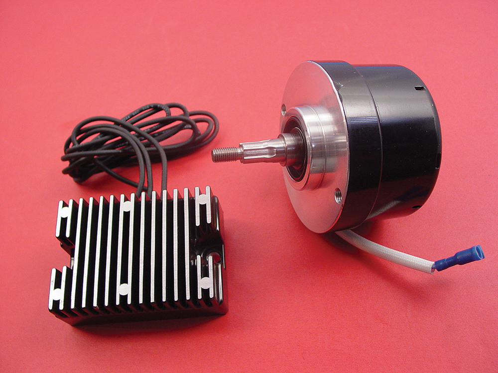 Black 17 Amp Alternator Generator Conversion Kit