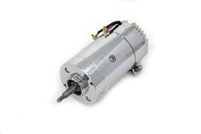 Chrome 12 Volt 2-Brush Generator with High Output