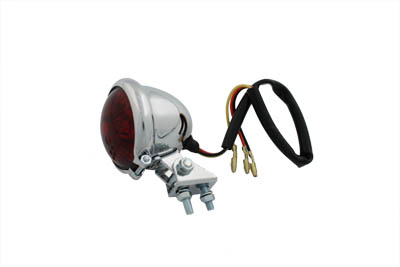 Round LED Tail Lamp with Red Lens
