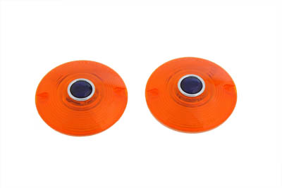Turn Signal Lens Set Amber with Blue Dot