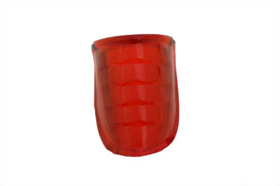 Tail Lamp Lens Beehive Style Plastic Red