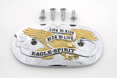 Eagle Spirit Oval Air Cleaner Insert Gold Inlay