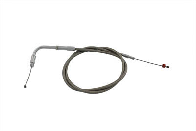 38.125" Braided Stainless Steel Throttle Cable