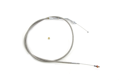 Braided Stainless Steel Idle Cable with 37" Casing