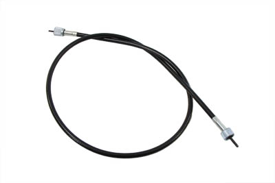 38.75" Black Tachometer Cable