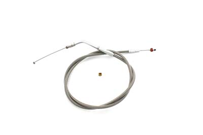 37.75" Braided Stainless Steel Throttle Cable