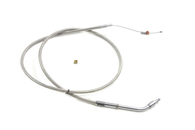 37.625" Braided Stainless Steel Idle Cable