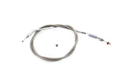 Braided Stainless Steel Idle Cable with 46.50" Casing