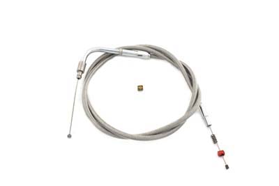 Braided Stainless Steel Idle Cable with 41.75" Casing