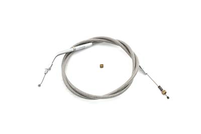 Braided Stainless Steel Idle Cable with 38.50" Casing