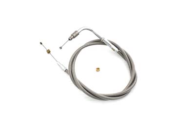 Braided Stainless Steel Throttle Cable with 42" Casing