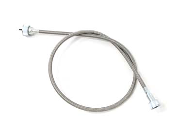 35" Braided Stainless Steel Speedometer Cable