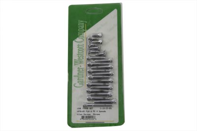 Cam and Primary Cover Dress Up Chrome Screw Kit
