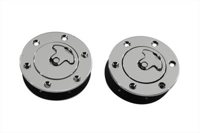 Aircraft Style Gas Cap Set Vented and Non-Vented - Click Image to Close
