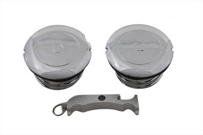 Flush Mount Style Gas Cap Set Vented and Non-Vented