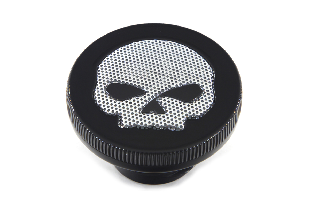 Black Skull Style Vented Gas Cap
